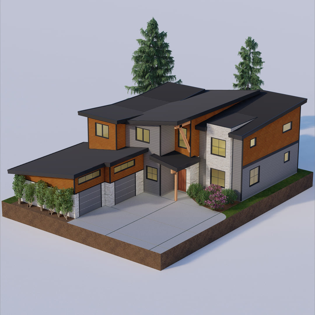 New custom home design in Victoria BC