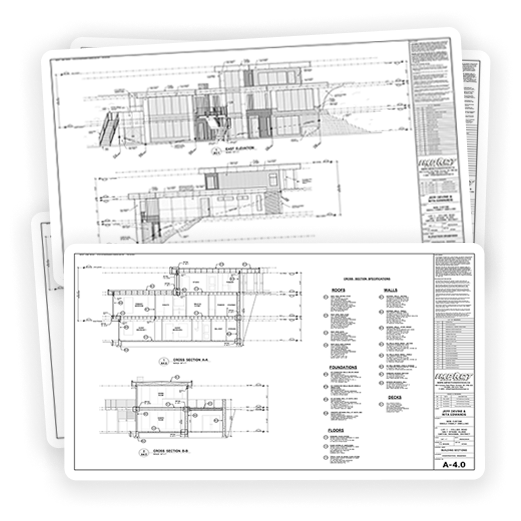 Example of construction documents and drawings