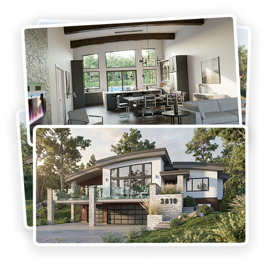 Example of 3D visualization